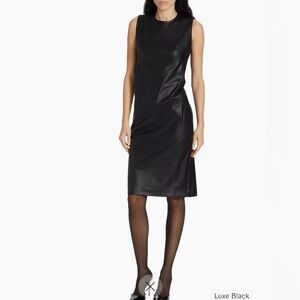 Spanx Luxe Black Sleeveless Dress